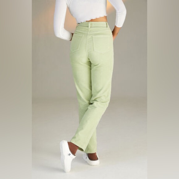 PacSun Green Corduroy Boyfriend Jeans - Picture 2 of 3